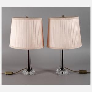 Flygsfors Schweden Paar Tischlampen