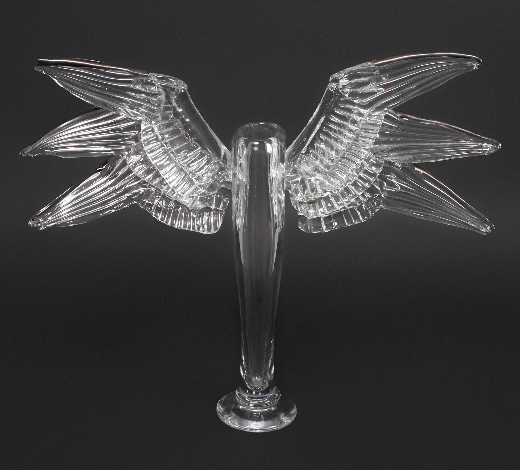 Jiri Pacinek geflügelte Glaskunstvase