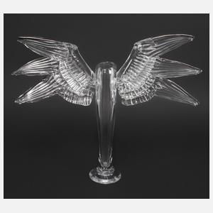 Jiri Pacinek geflügelte Glaskunstvase
