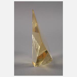 Drei moderne Glasskulpturen