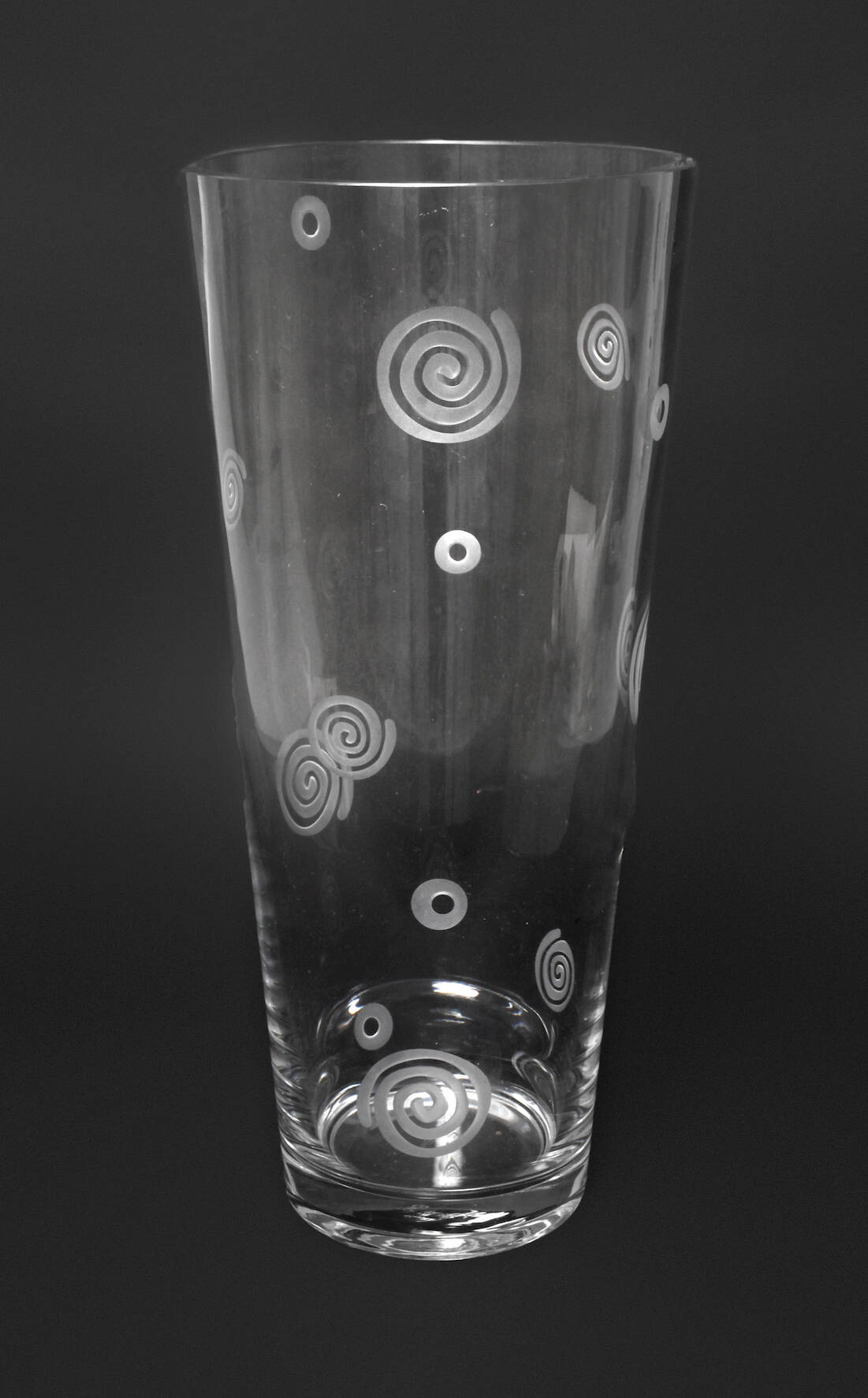 Erwin Eisch große Vase Studioglas