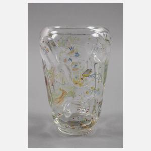 Železný Brod Vase Emailmalerei