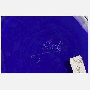 Erwin Eisch Tischlampe Studioglas