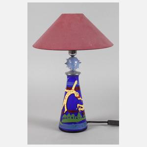 Erwin Eisch Tischlampe Studioglas