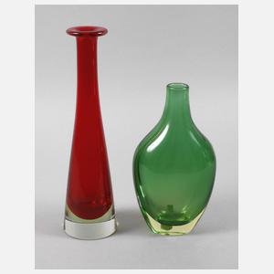 Murano zwei Vasen