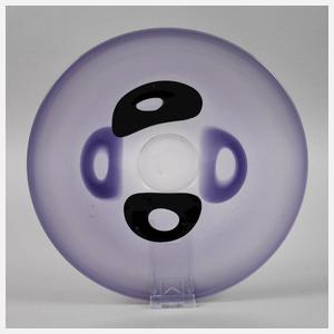 Große Obstschale violett