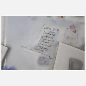 Meissen Bildplatte Hommage an Heinz Werner