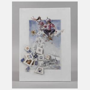 Meissen Bildplatte Hommage an Heinz Werner