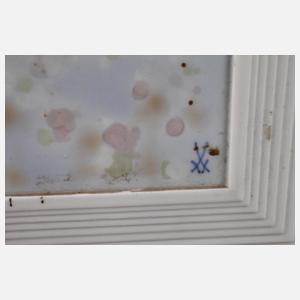 Meissen Bildplatte Landschaft mit Profilrahmen