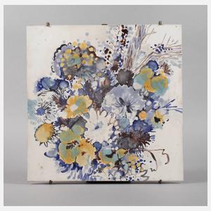 Bildplatte Blumenstillleben