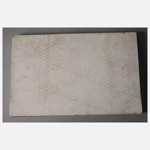 Vierteiliges Fliesenbild Kulturleben