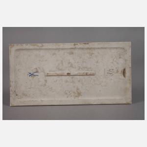 Meissen Bildplatte Fische