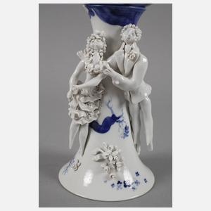 Meissen Uhrengehäuse mit Liebespaar