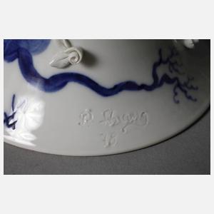 Meissen Uhrengehäuse mit Liebespaar