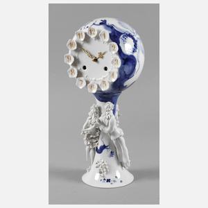 Meissen Uhrengehäuse mit Liebespaar