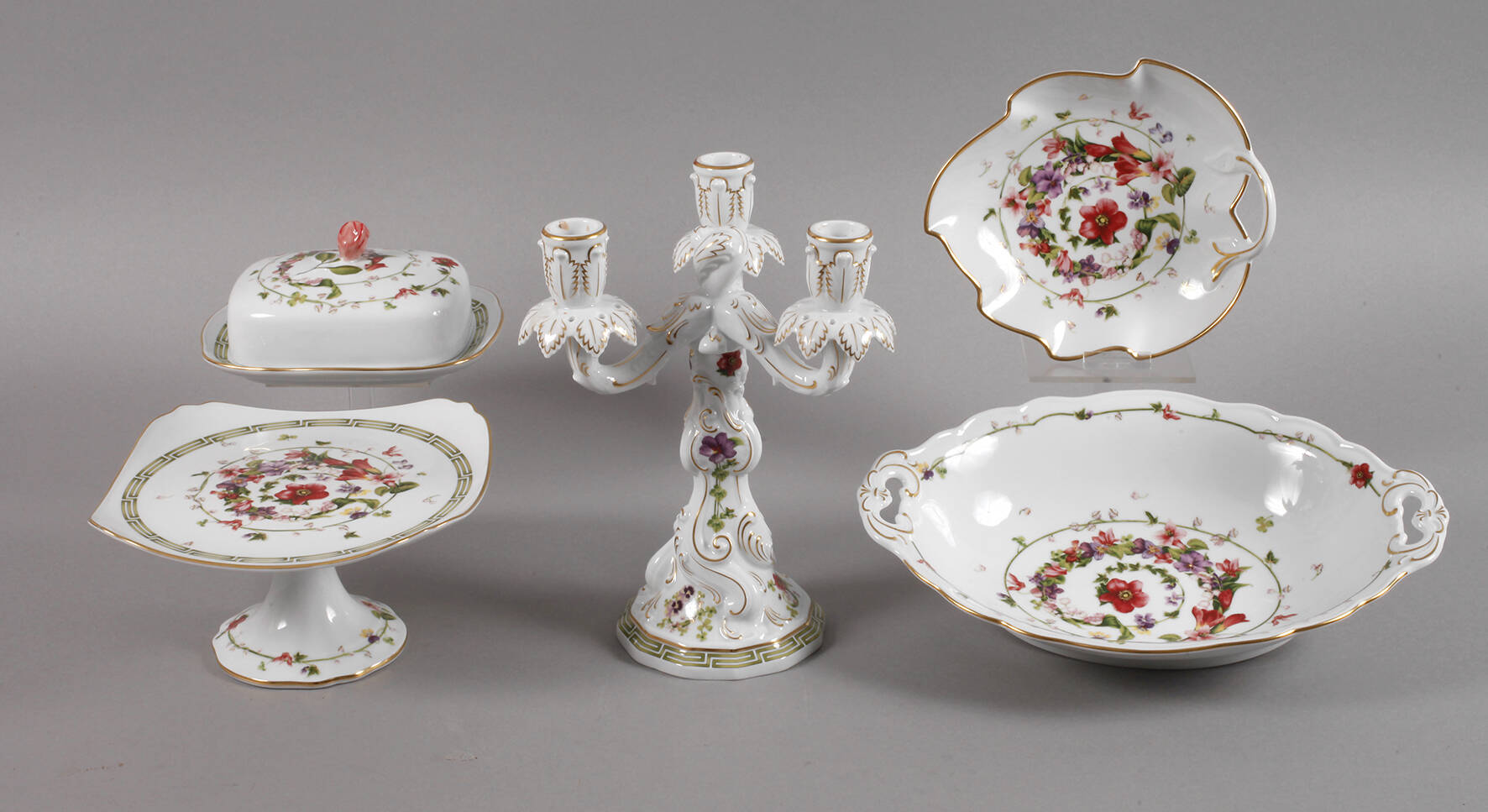 Rosenthal fünf Teile "Flower Fantasy"