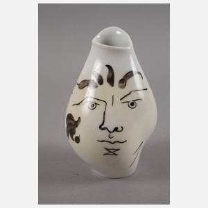 Rosenthal Vase "Têtes" Jean Cocteau