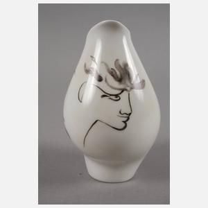 Rosenthal Vase "Têtes" Jean Cocteau