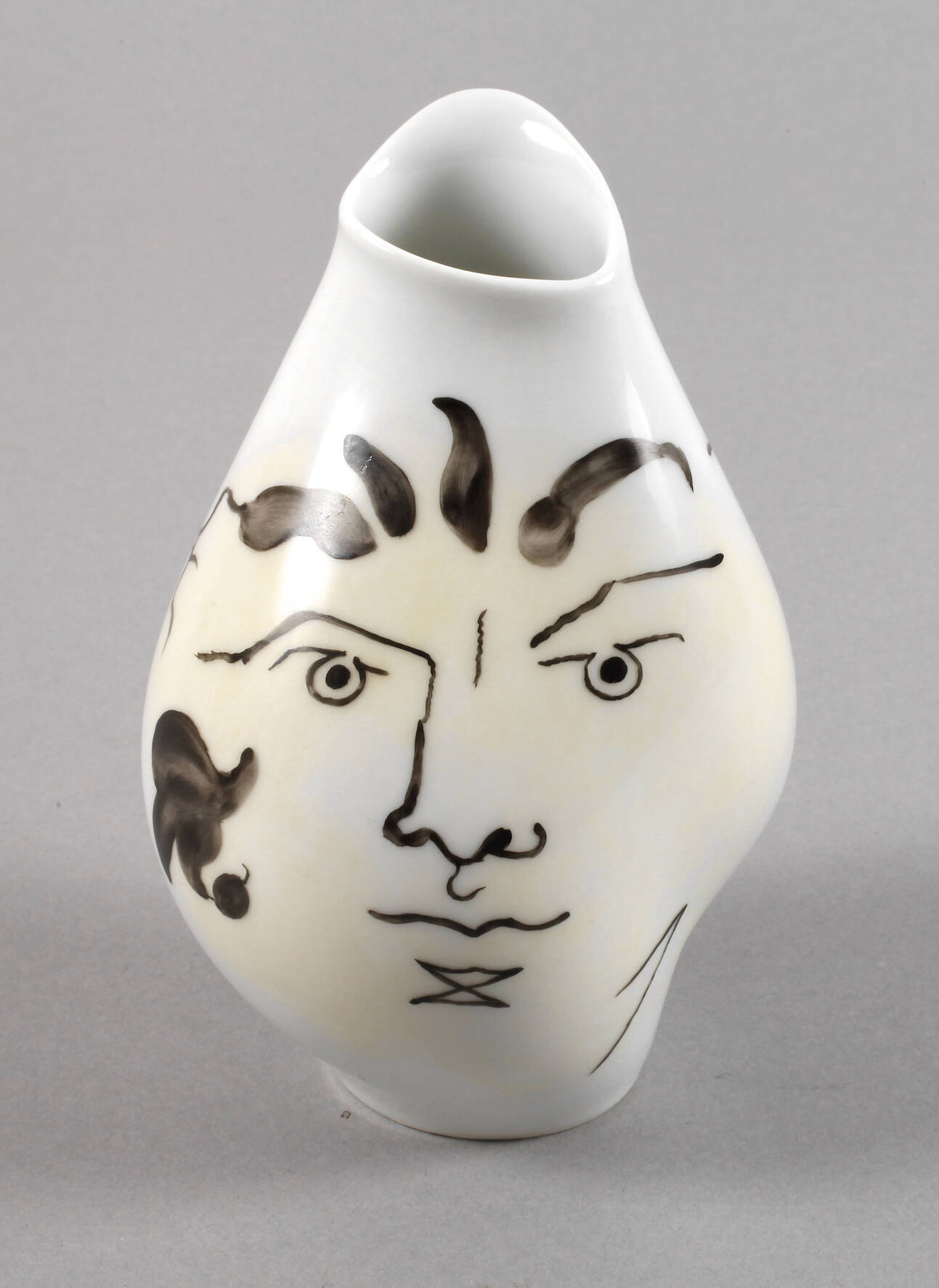 Rosenthal Vase "Têtes" Jean Cocteau