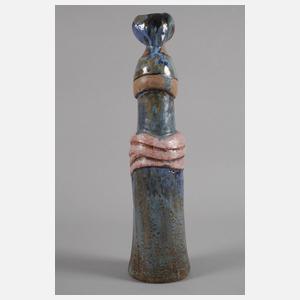 Eva Fritz-Lindner Henkelkrug und Figur