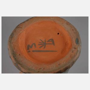 Eva Fritz-Lindner Henkelkrug und Figur