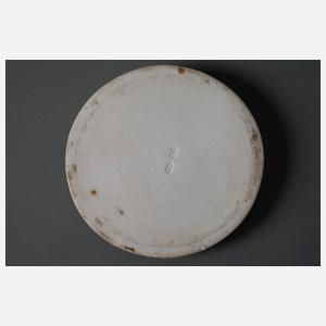 Kleine Bildplatte mit Damenportrait