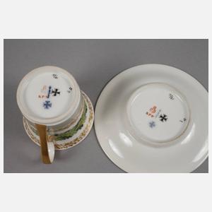 KPM Berlin patriotische Sammeltasse