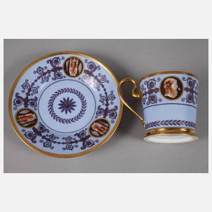 Sèvres Sammeltasse mit Arabeskenband