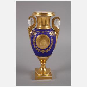 Frankreich Amphorenvase mit Vedutenmalerei