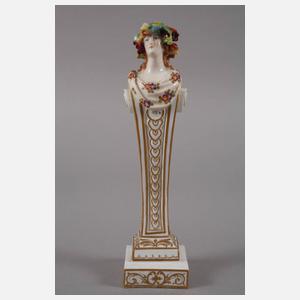 Frankreich Herme mit Männerkopf