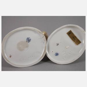 Goebel zwei Faune mit Tieren