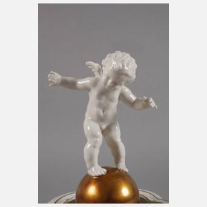Hutschenreuther Blumensteckschale mit Putto
