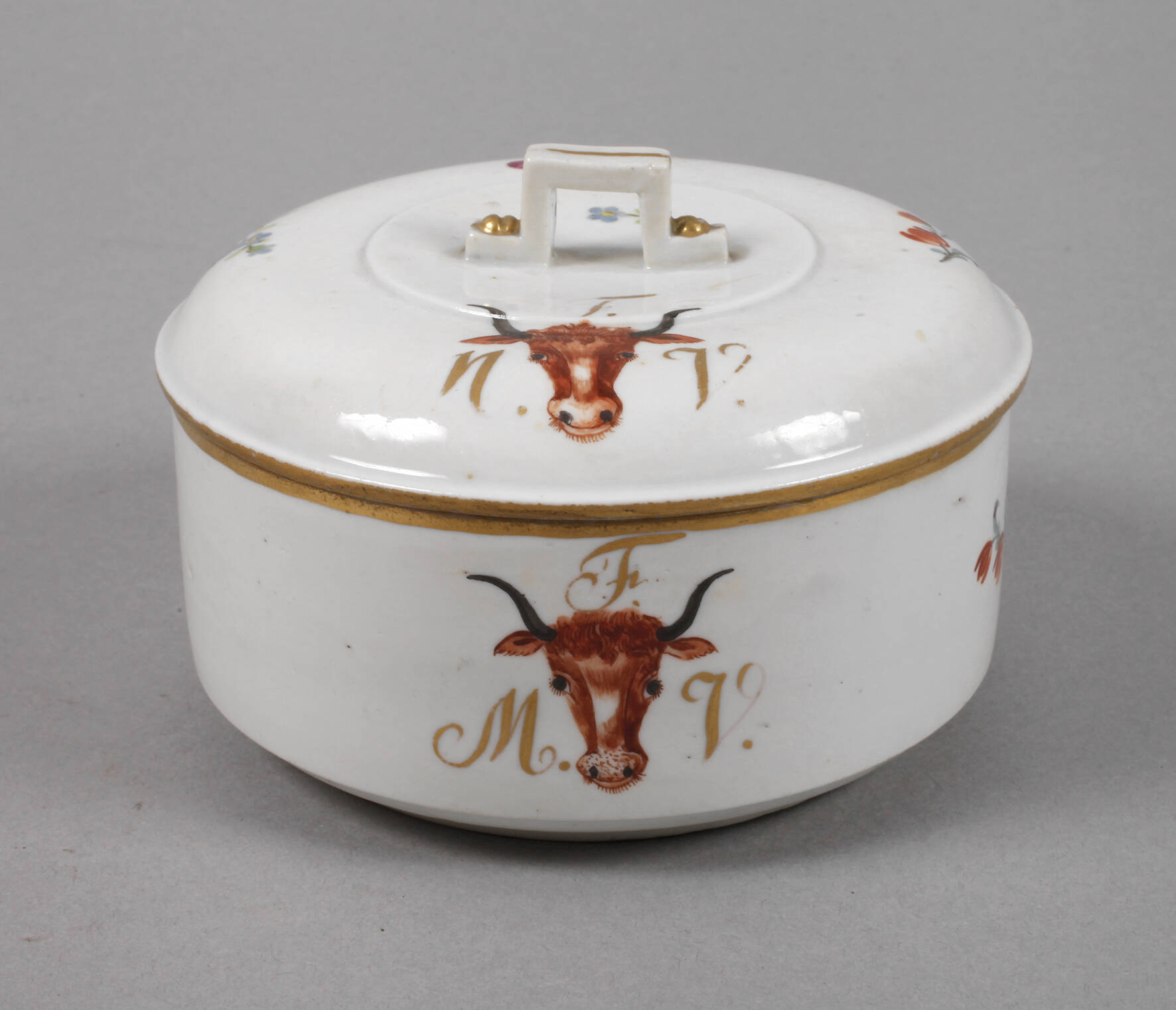 Ilmenau Deckeldose der Fleischerinnung