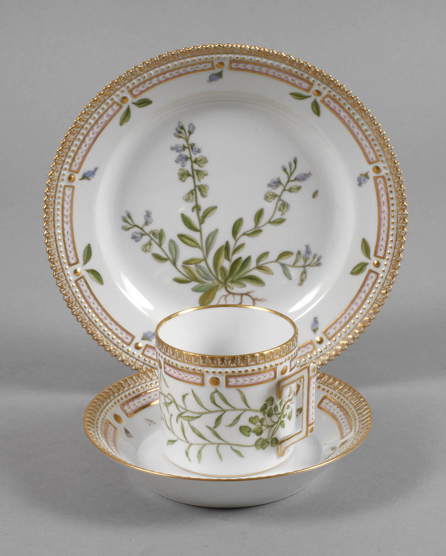 Royal Copenhagen Kaffeegedeck "Flora Danica"