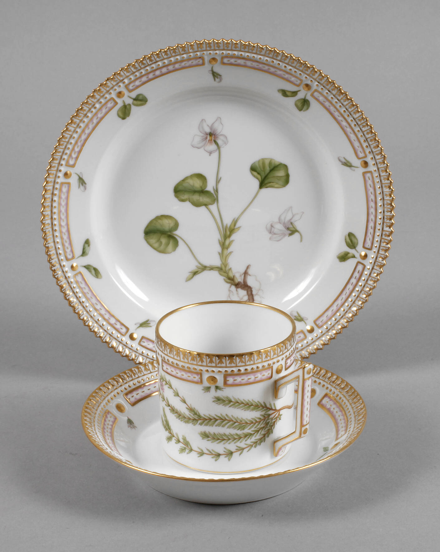 Royal Copenhagen Kaffeegedeck "Flora Danica"