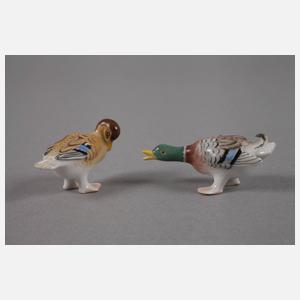 KPM Berlin "Salzlecker" und zwei Enten