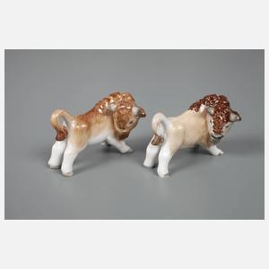 KPM Berlin fünf Miniatur-Tiere