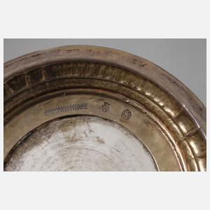 Meissen Walzenkrug mit Vermeilmontierung