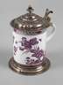 Meissen Walzenkrug mit Vermeilmontierung