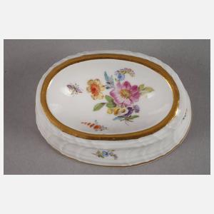 Meissen Saliere "Blumen mit Insekten