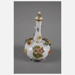 Meissen Parfumflakon mit Blütenbesatz