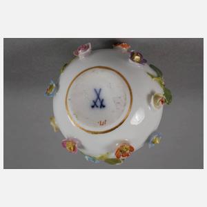 Meissen Parfumflakon mit Blütenbesatz