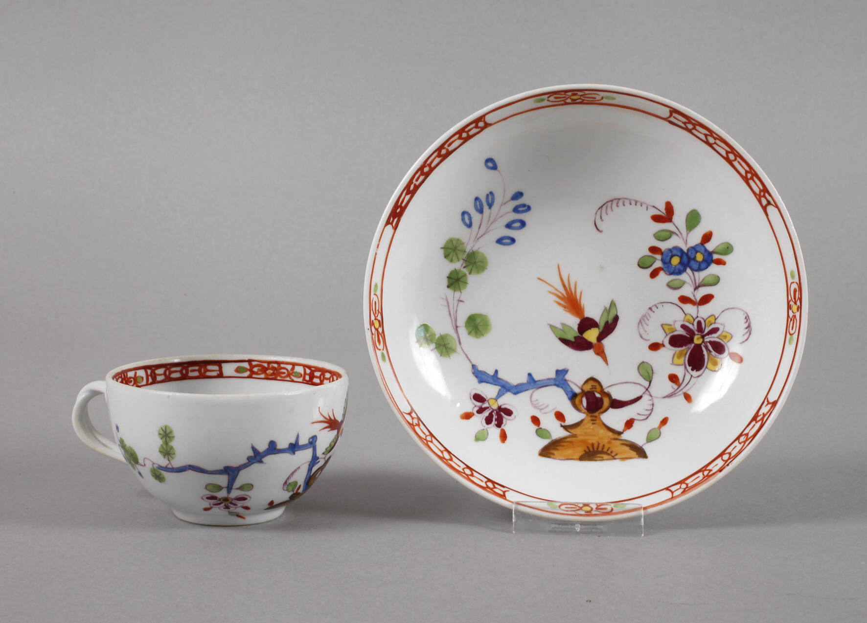 Meissen Tasse und Untertasse Marcolini-Zeit