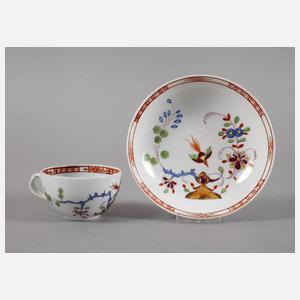 Meissen Tasse und Untertasse Marcolini-Zeit