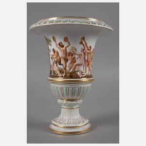 Meissen Kratervase im Capodimonte-Stil