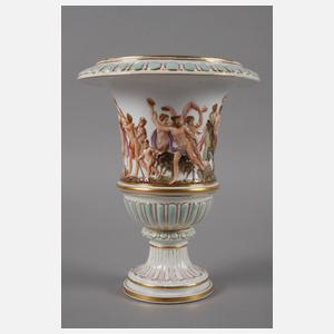 Meissen Kratervase im Capodimonte-Stil
