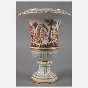 Meissen Kratervase im Capodimonte-Stil