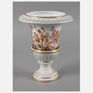 Meissen Kratervase im Capodimonte-Stil
