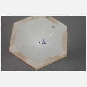 Meissen drei Kerzenleuchter "Blaue Blume"