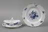 Meissen Teller und Sauciere Blaumalerei